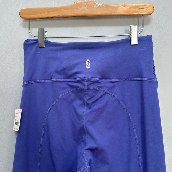 ❗️SOLD❗️Free People Movement Breathe Deeper Moroccan Blue Leggings Size M NWT - Picture 7 of 11